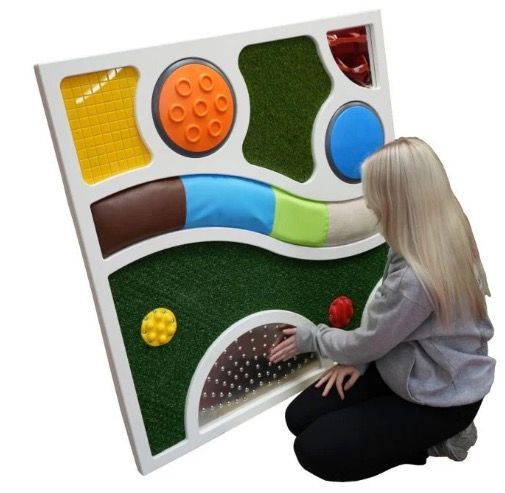 Front view of the abstract tactile panel