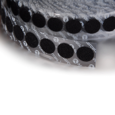 strip of black loop velcoins