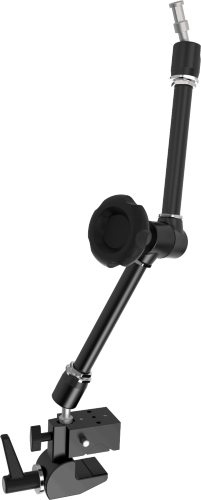 Magic arm mounting arm with single friction knob