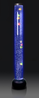 Image of a bubble tube with fish