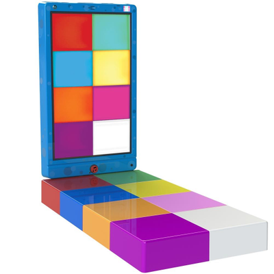 Installed hip hop activity box wall panel and floor pads