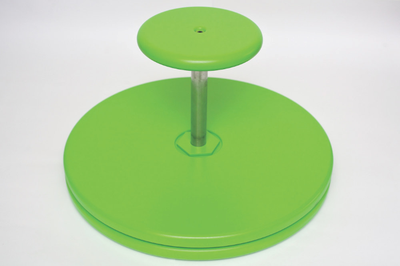 Image of a green sit and spin
