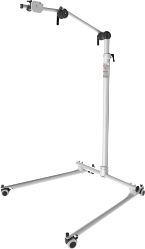 Front view of the rehadapt telelock floorstand