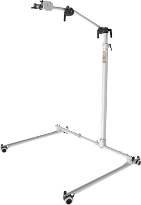 Front view of the rehadapt variolock floorstand