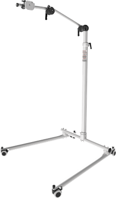 Front view of the rehadapt telelock floorstand