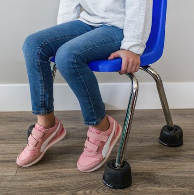 Image showing child sitting on a chair with wiggle wobble chair feet