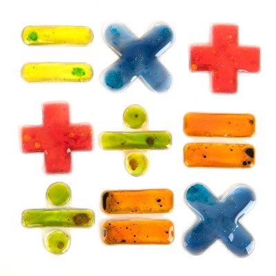 Set of squidgy sparkle math operations