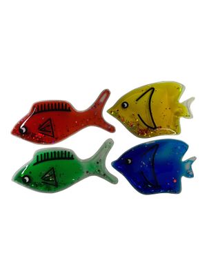 Image showing set of four jelly fish shapes