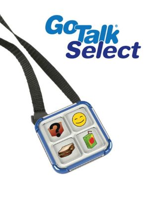 Front view of the gotalk select portable communication device