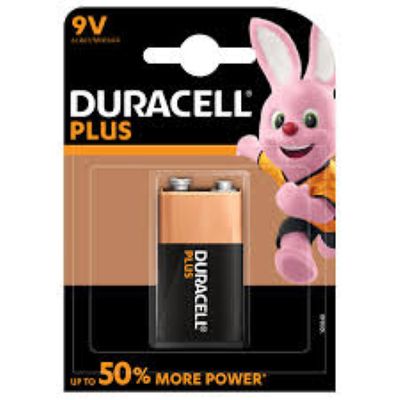 Single unit duracell plus 9V battery