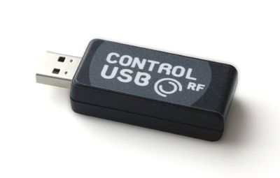 Front view of the Control USB RF transmitter