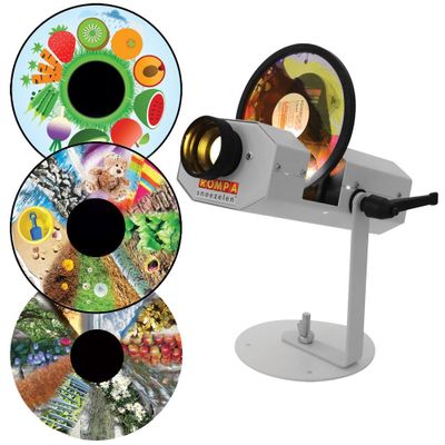 Image showing the snoezelen magnetic LED 100 Projector with 4 included magnetic effect wheels
