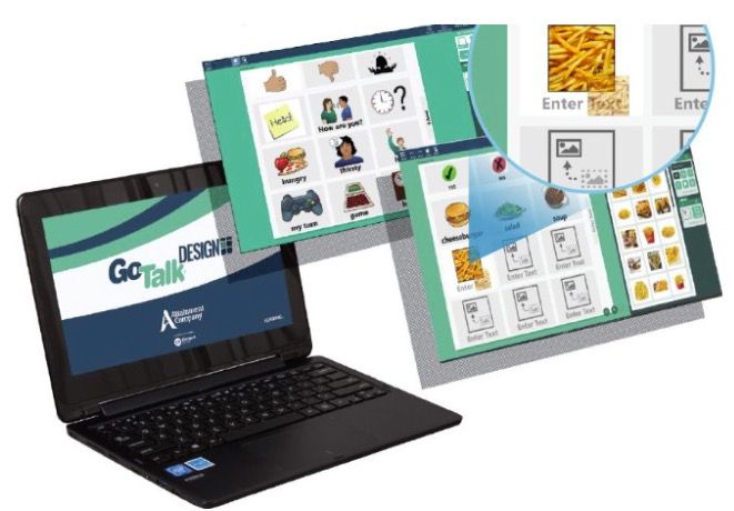 GoTalk Design software for making paper overlays for your GoTalk AAC devices.