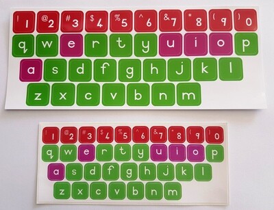 Keyboard Stickers - Lowercase