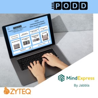Image of a person using MindExpress Software to edit PODD templates