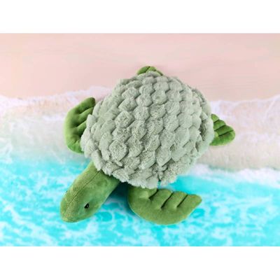 Image of green turtle, part of the weighted sea animal set.