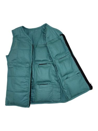 Image of small weighted vest with weight pockets visible.