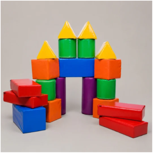 Image of colourful stack 20 soft play set