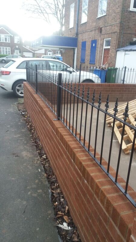 HKS058, WROUGHT IRON RAILING, FENCING, GRILL, DECORATIVE FENCE, SECURITY GRILL