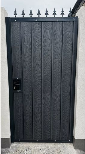 HKS111, Pedestrian Composite Gate with Railheads