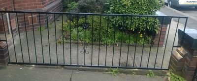 HKS113, WROUGHT IRON RAILING, FENCING, GRILL, SECURITY GRILL