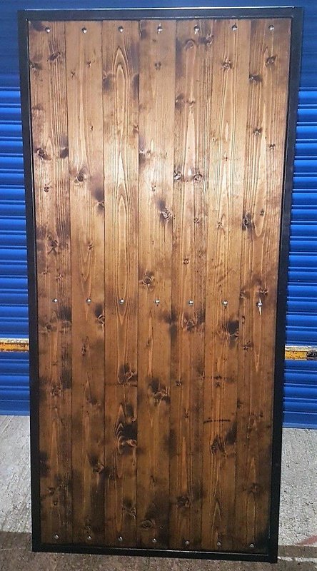HKS074, Side Gate, Gate, Security Gate, BackYard Gate, Metal with Wood, Garden Gate
