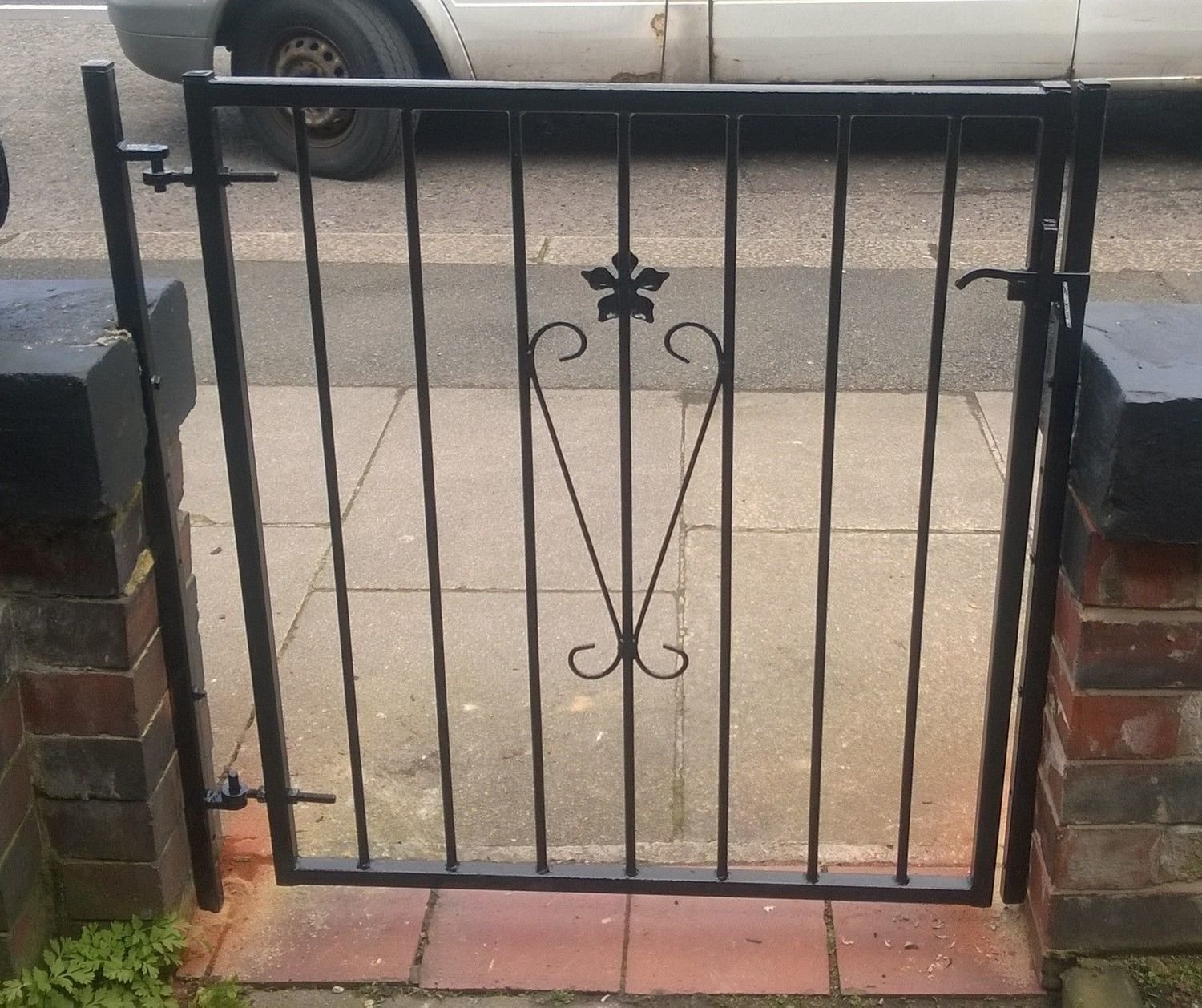 HKS064, GATE, METAL GATE, GARDEN GATE, WROUGHT IRON METAL GATE, DOOR, UK SELLER