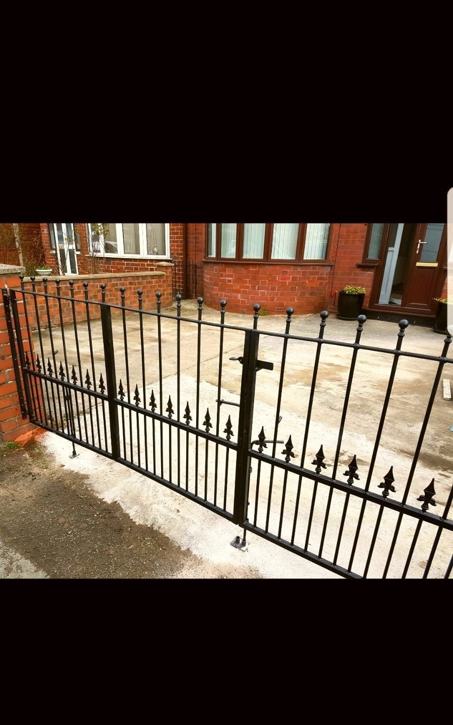 HKS020, Folding Gate, Metal Iron Gate, Drive Gate, Folding Gate