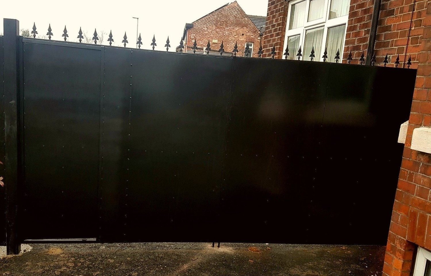 HKS033, Double sheeted Gate, Metal Iron Gate, Security Gate, Side Gate, Drive Gate, Gate