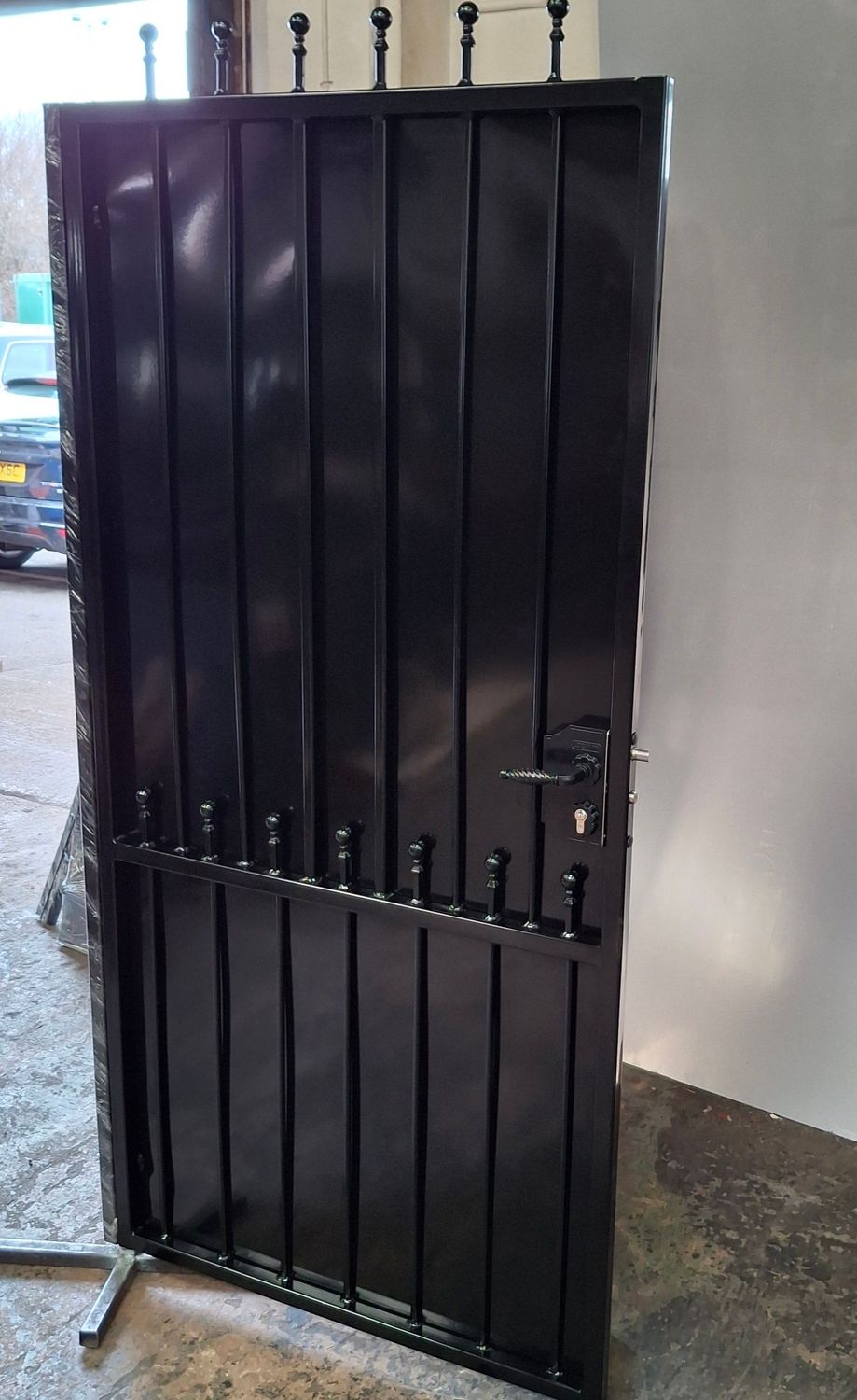 HKS106, Heavy Duty Sheeted Metal, Iron, Steel, Pedestrian, Garden, Security Gate