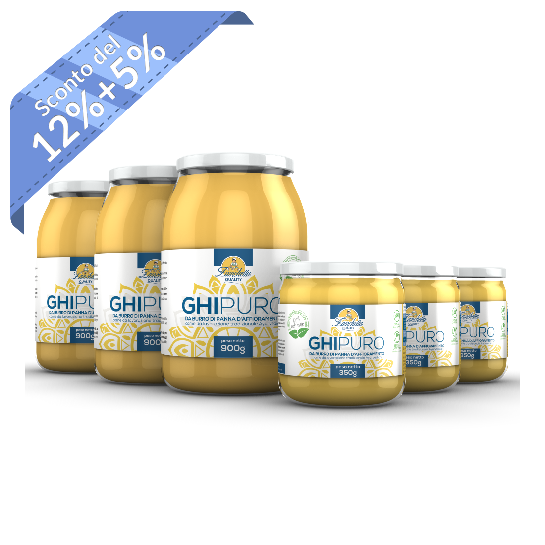 3 x GHIPURO da 900g + 3 x GHIPURO da 350g - GutBistrot 3 x GHIPURO da 900g + 3 x GHIPURO da 350g - GutBistrot