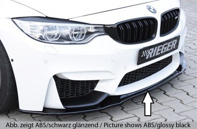 Rieger front splitter for frontbumper 
without BMW Performance front attachment F82 F80 F83 M3 M4