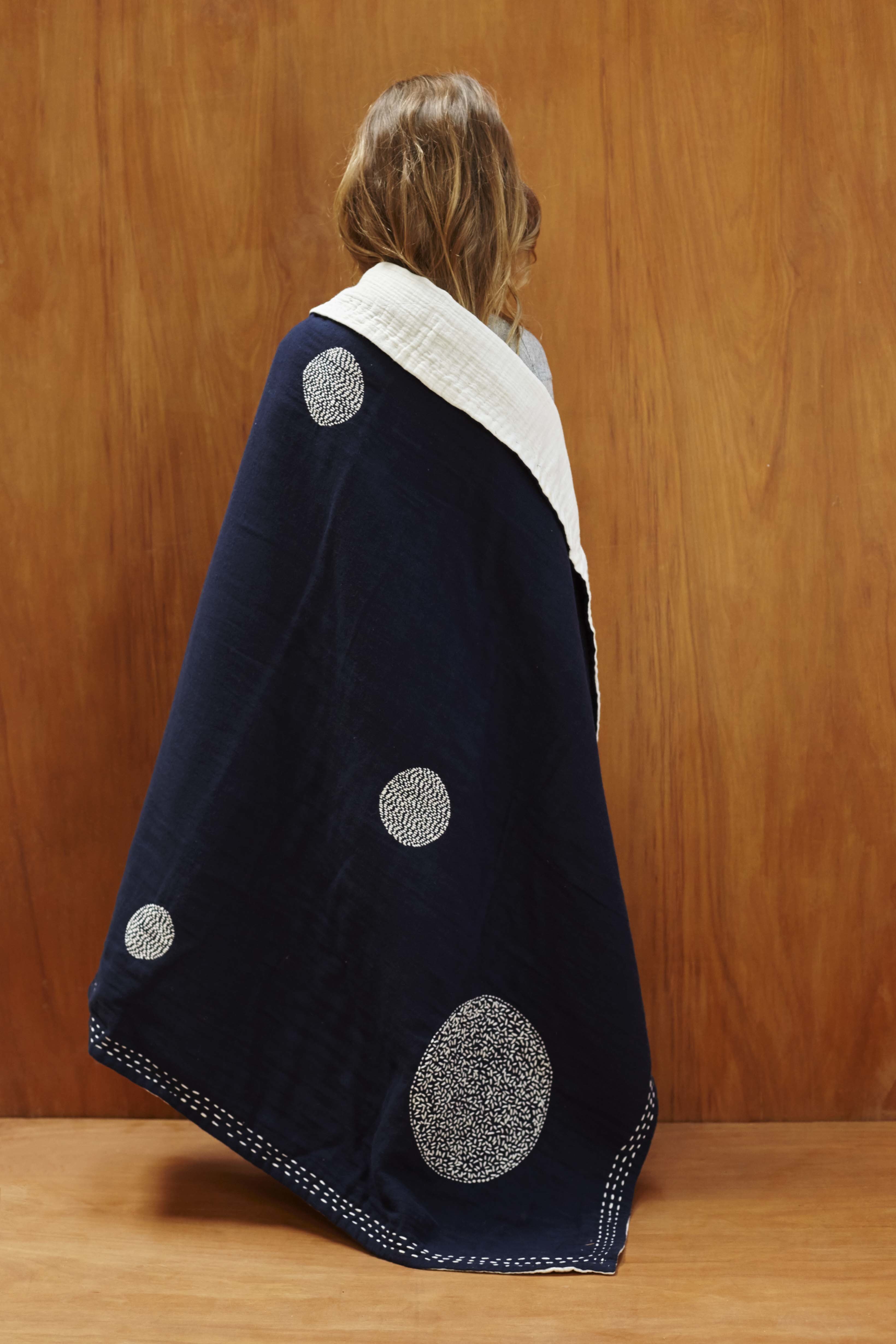 Child Blanket "Moons" (135x100cm) 8-BCMOO13A/14