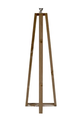 Teak Floor Lamp Stand (120cm)
