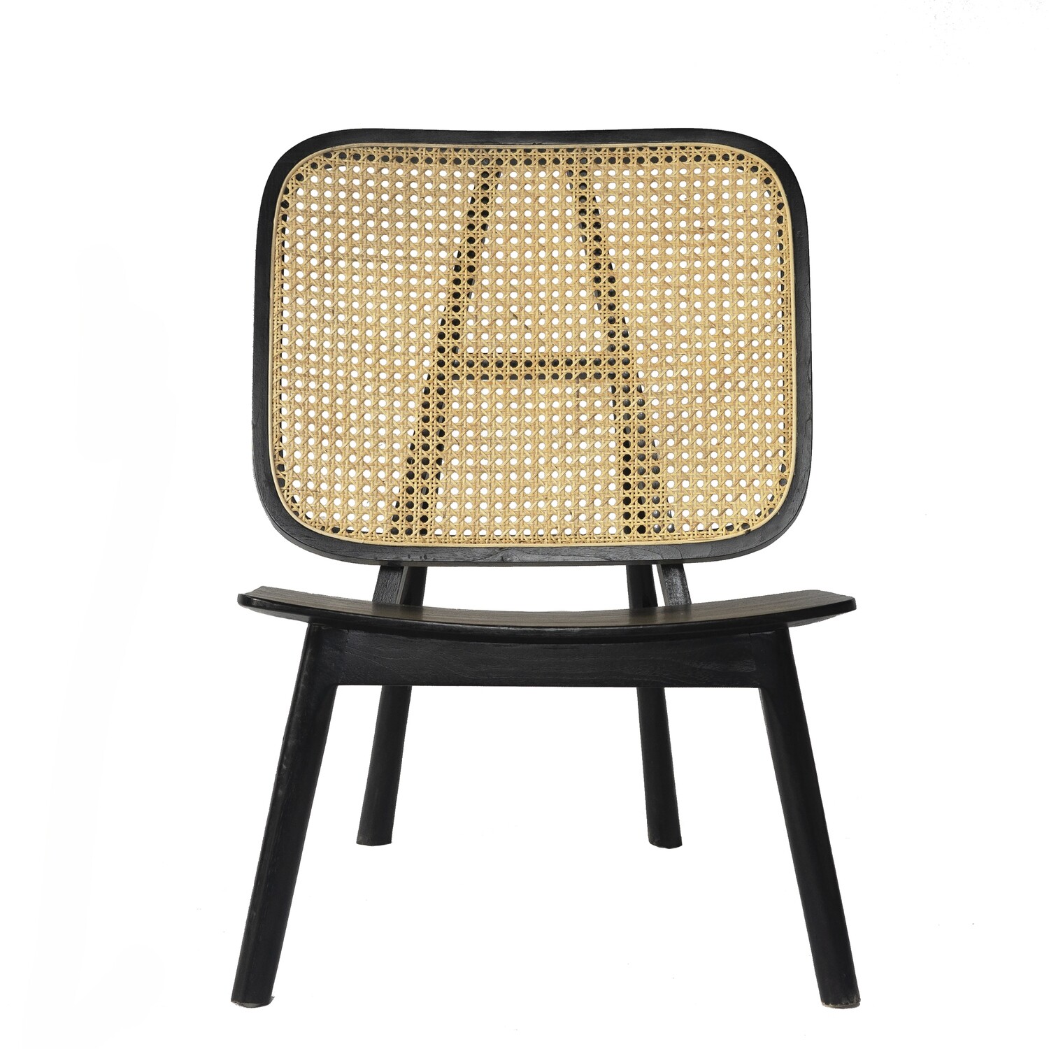 Teak Occasional Chair 4 (Black)