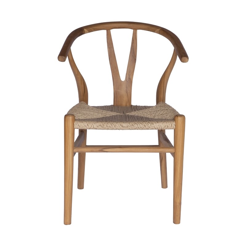 Teak and Viro Rope Dining Chair 5 Teak and Viro Rope Dining Chair 5