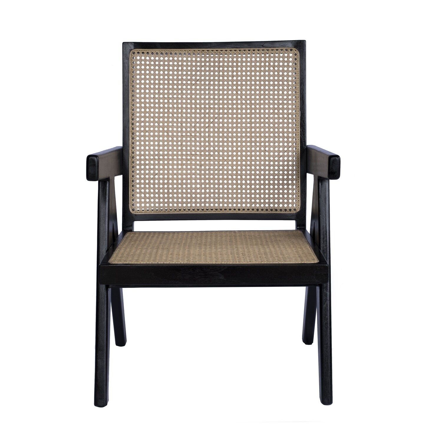 Teak Occasional Chair 3 (Black)