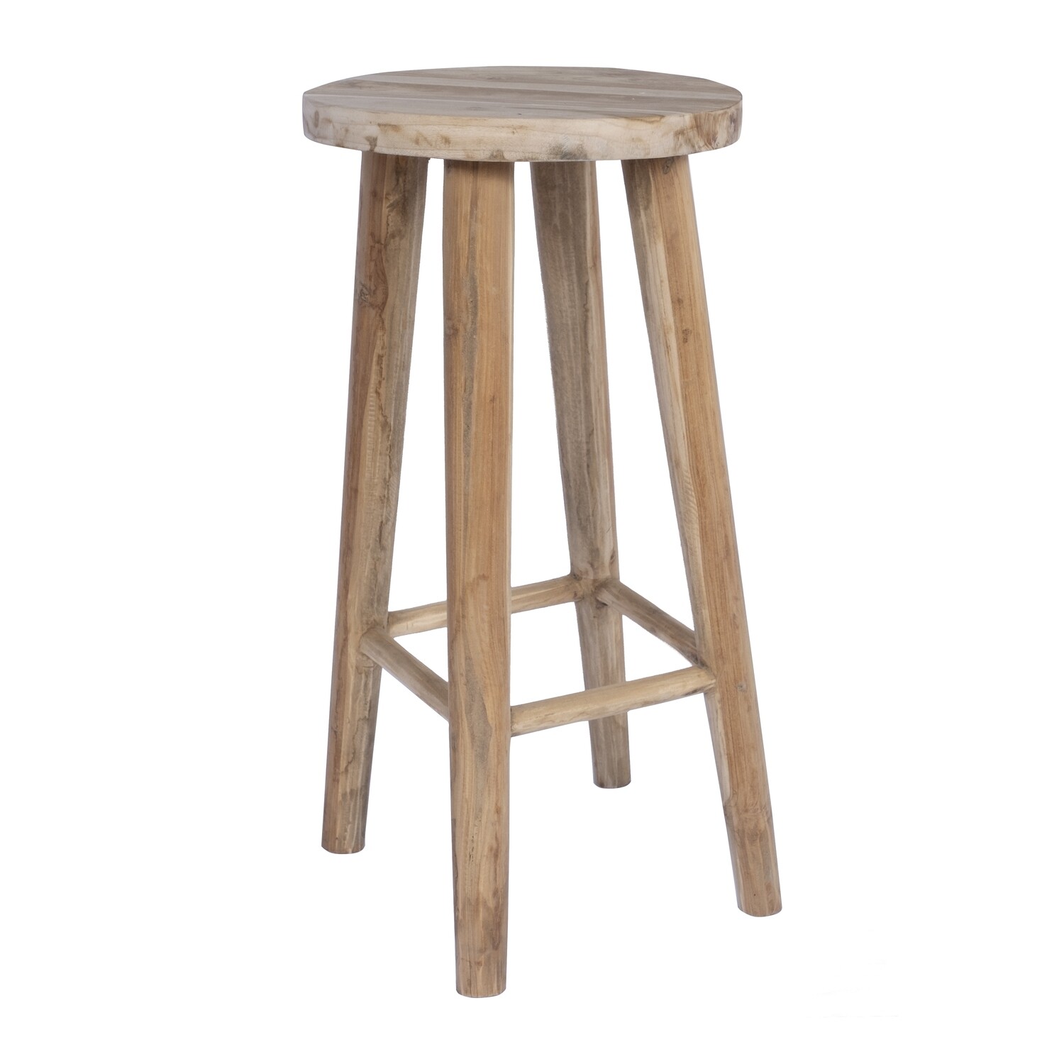 Teak Bar Chair 10 (reclaimed wood)