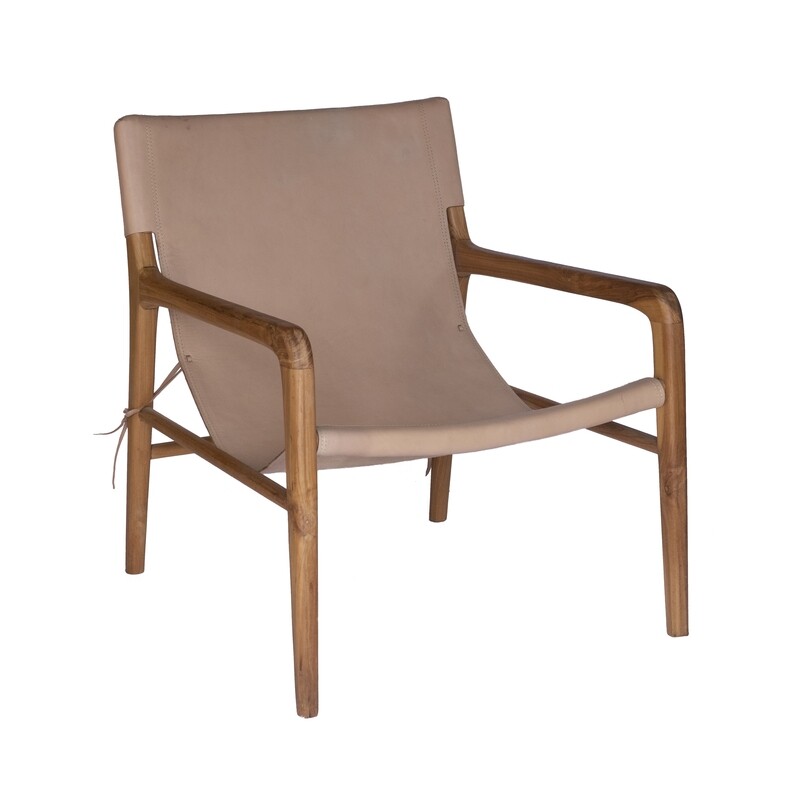 Leather Occasional Chair 1 (Blush) Leather Occasional Chair 1 (Blush)