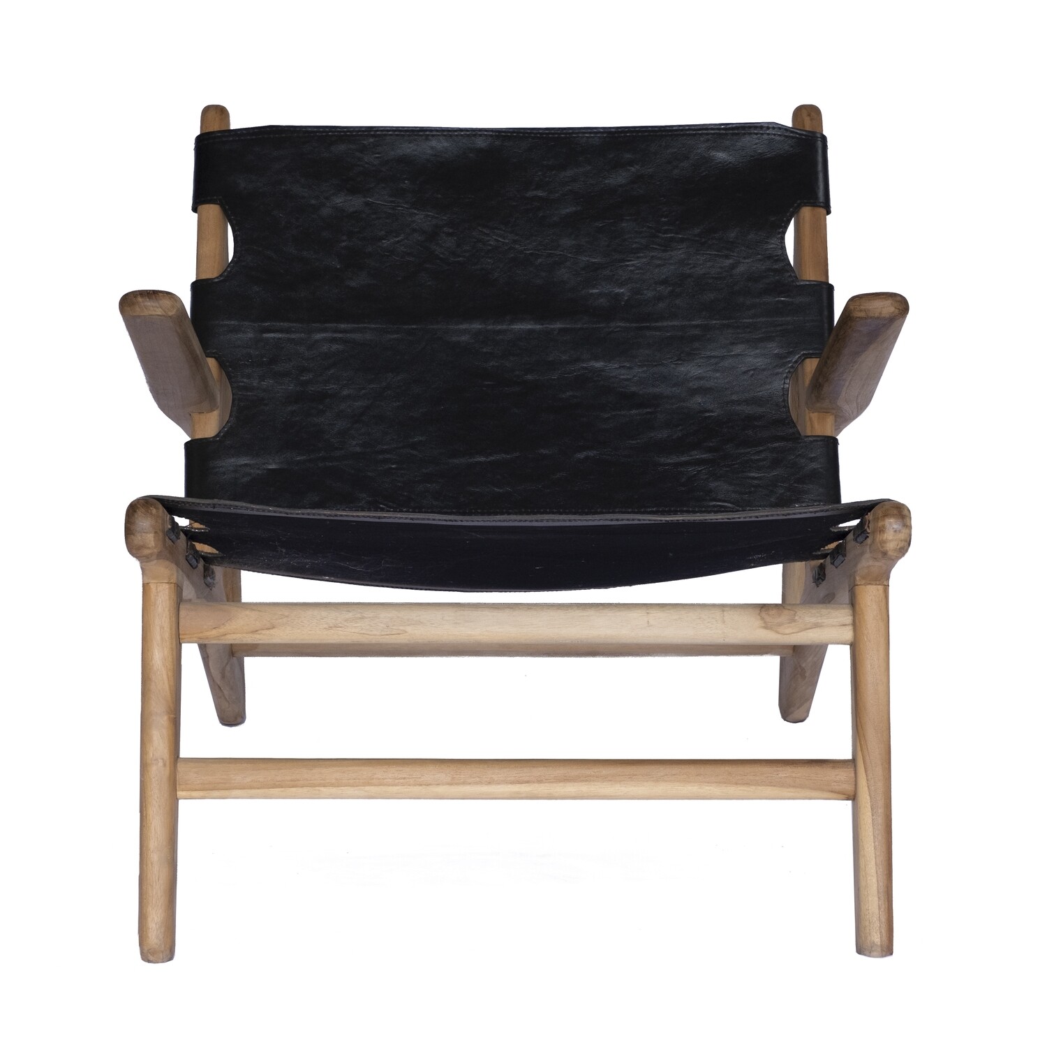 Leather Occasional Chair 6 (Black)