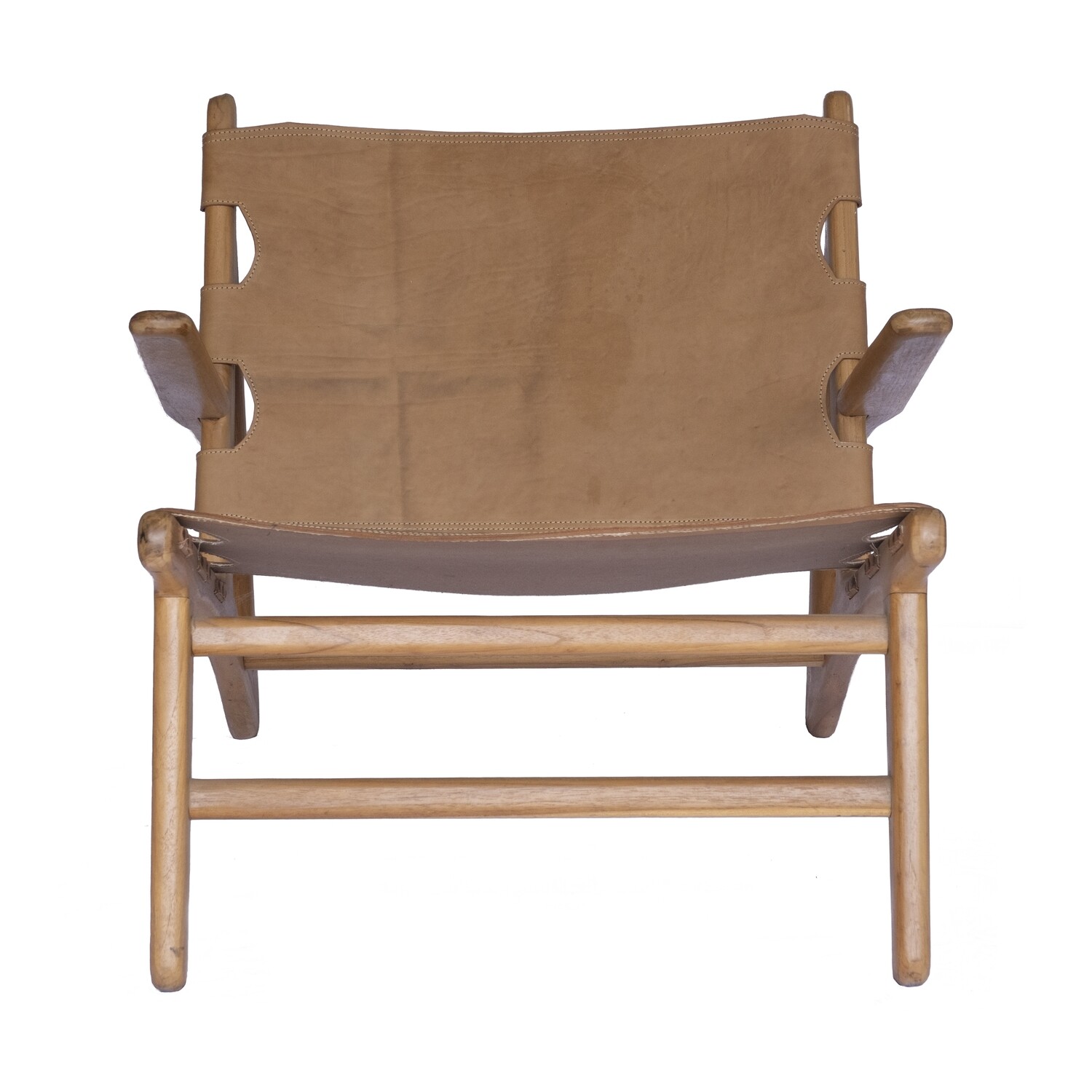 Leather Occasional Chair 6 (Tan)