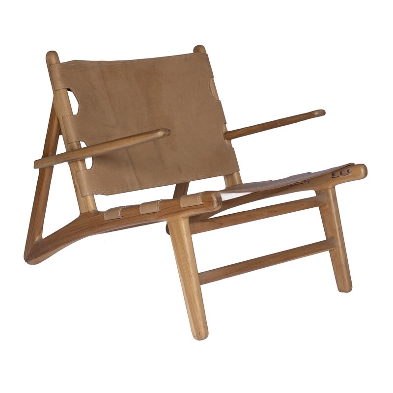 Leather Occasional Chair 6 (Tan) Leather Occasional Chair 6 (Tan)