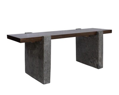 Suar and Terrazzo Coffee Table 4 (straight top)