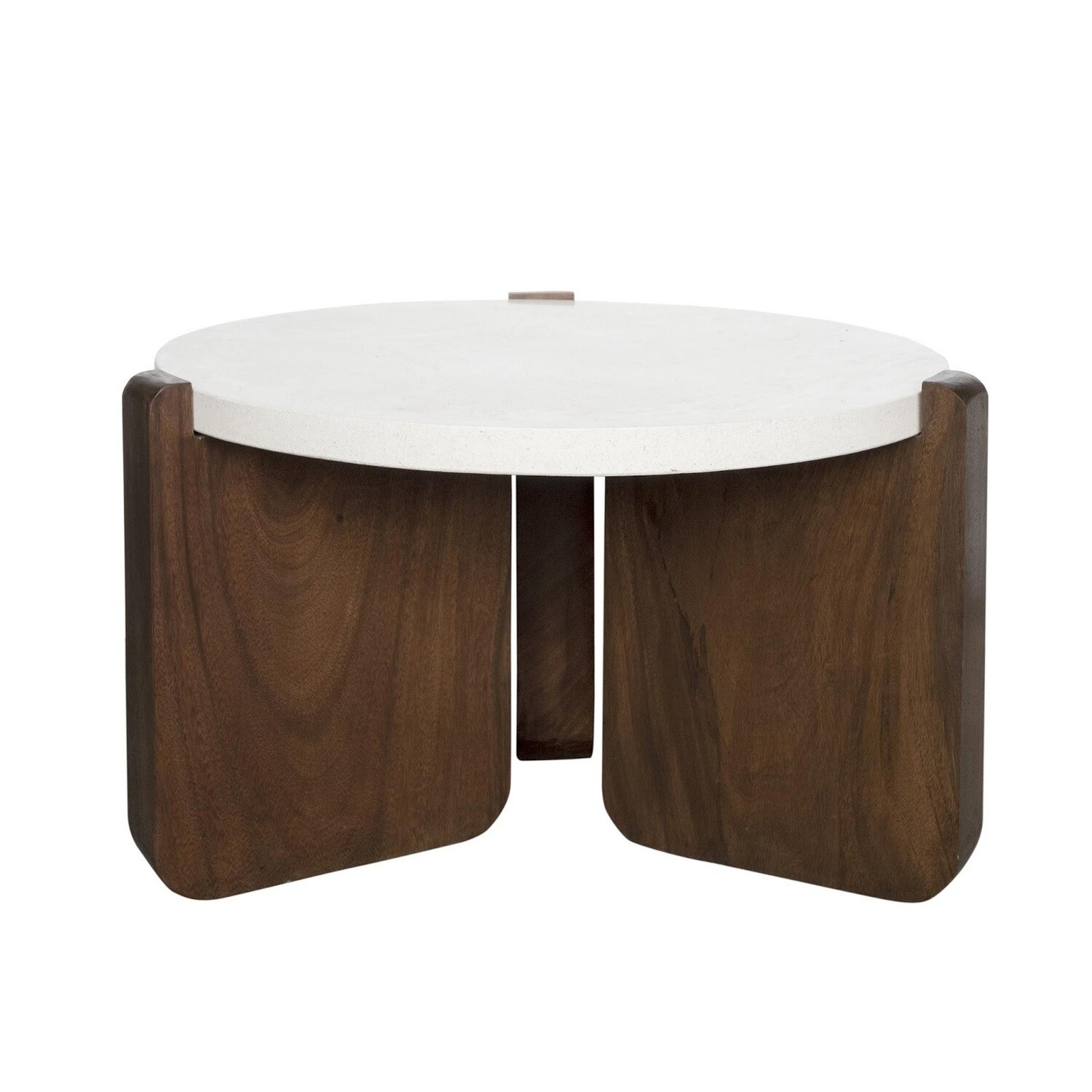 Suar and Terrazzo Coffee Table 2 (75cm)