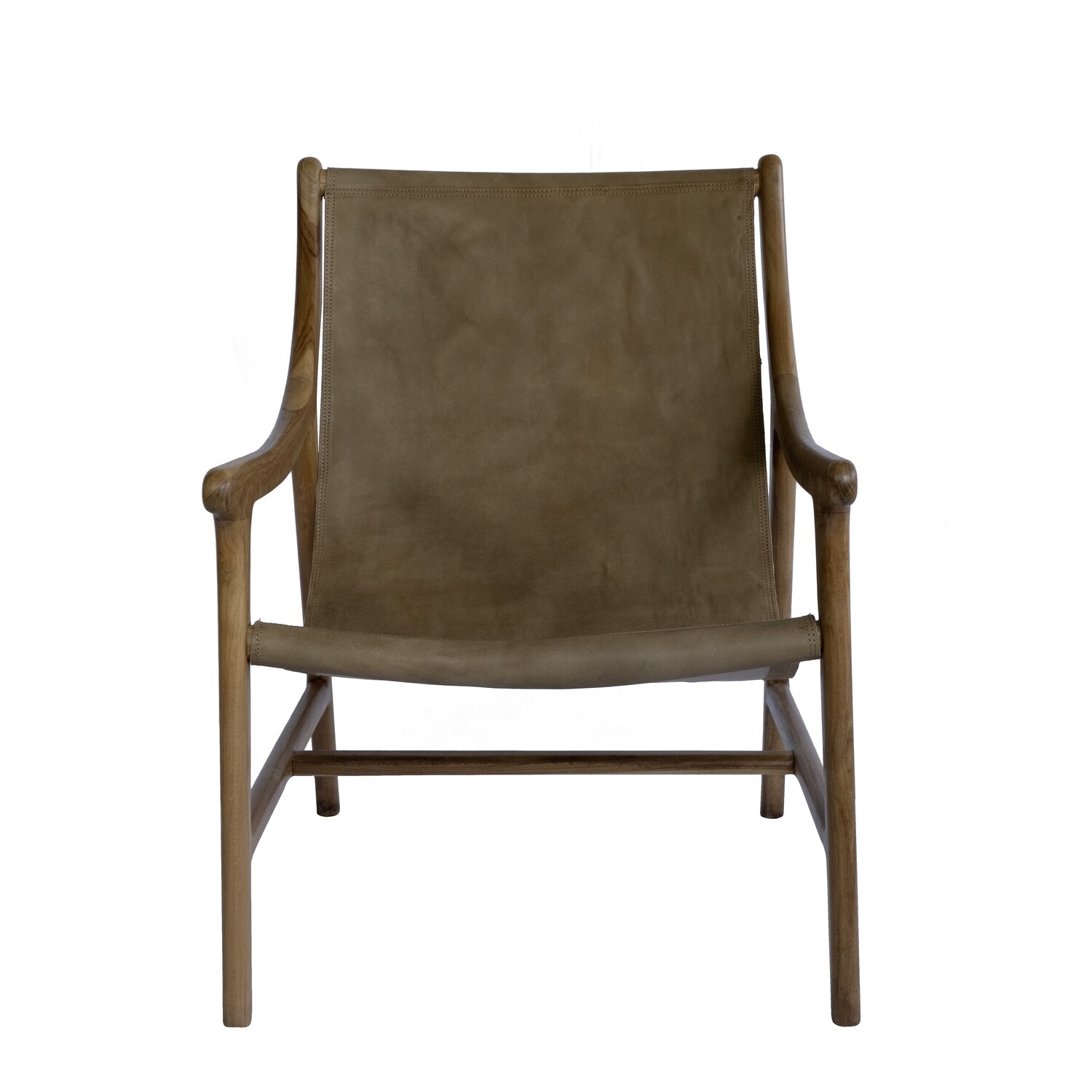 Leather Occasional Chair 9 (Tan)