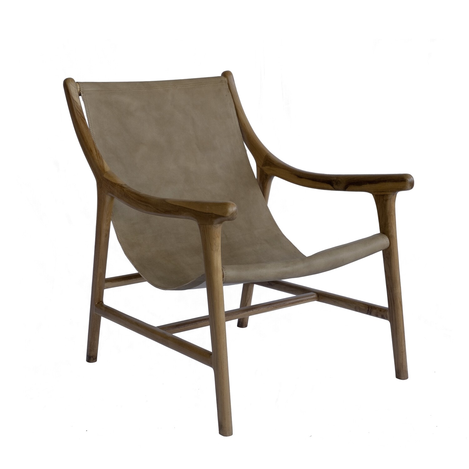 Leather Occasional Chair 9 (Tan)