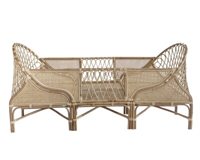 Rattan Bed 1 (Removeable sides)