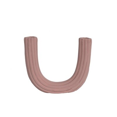 Candle Holder 1 (dusty pink)