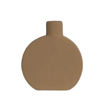 Clay Vase 15 (chocolate)