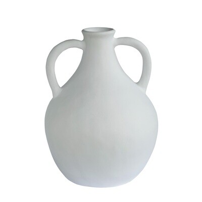 Clay vase 24 (White)
